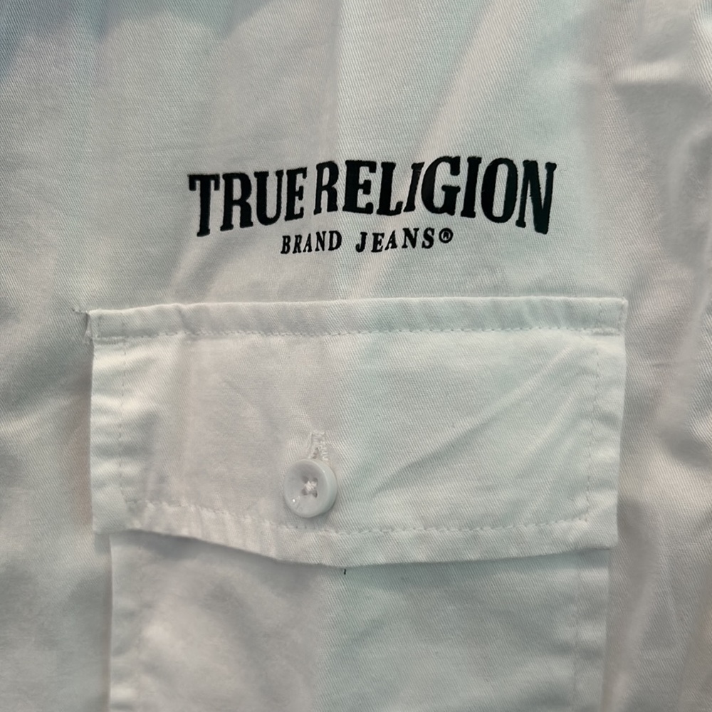 NEW True Religion Men’s SS Button Down Shirt - Picture 3 of 7